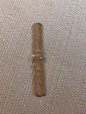 Gold slap wristlet for corsage